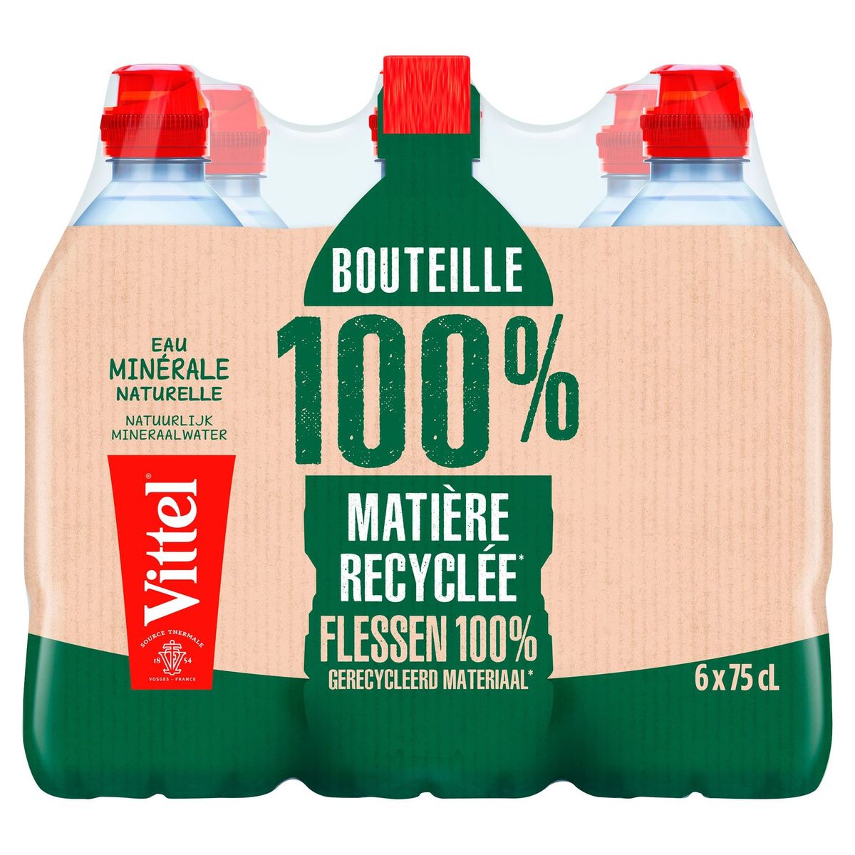 VITTEL Eau Minérale Naturelle Plate 6 x 75 cl Carrefour Site