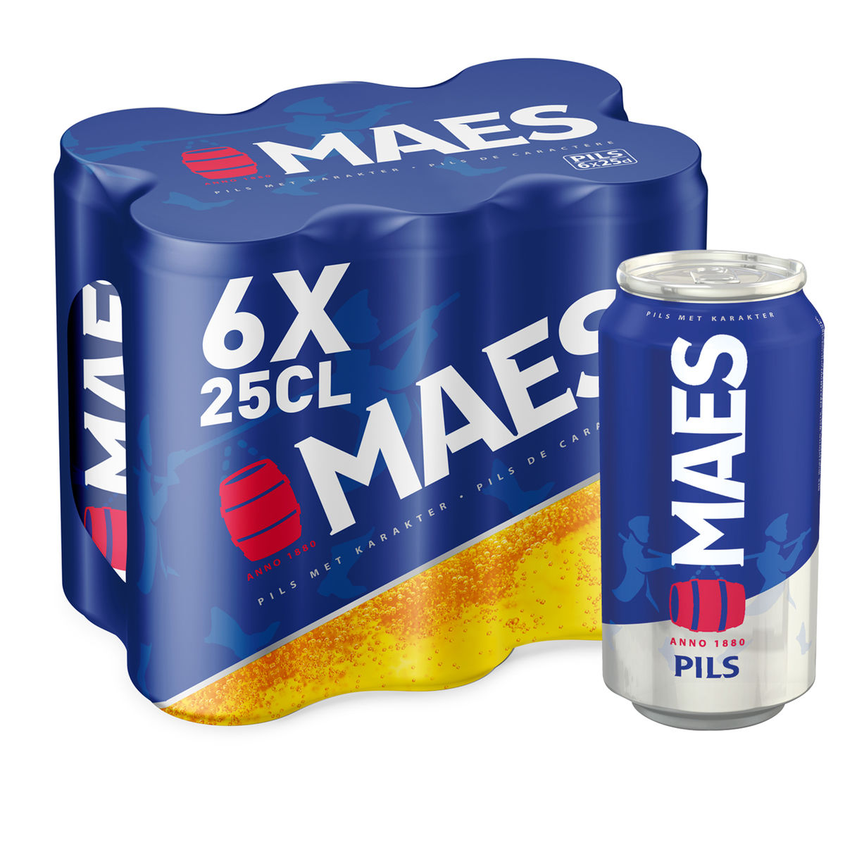 Maes Blond Bier P Ls Alc Blik X Cl Carrefour Site