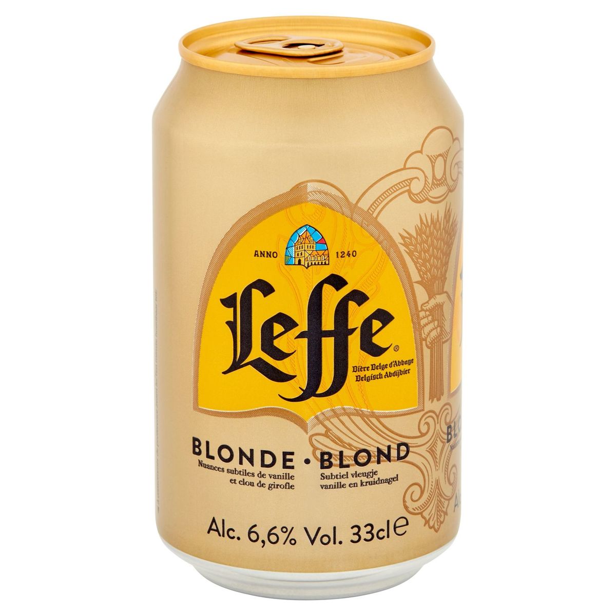 Leffe Bière Belge d Abbaye Blonde Canette 33 cl Carrefour Site