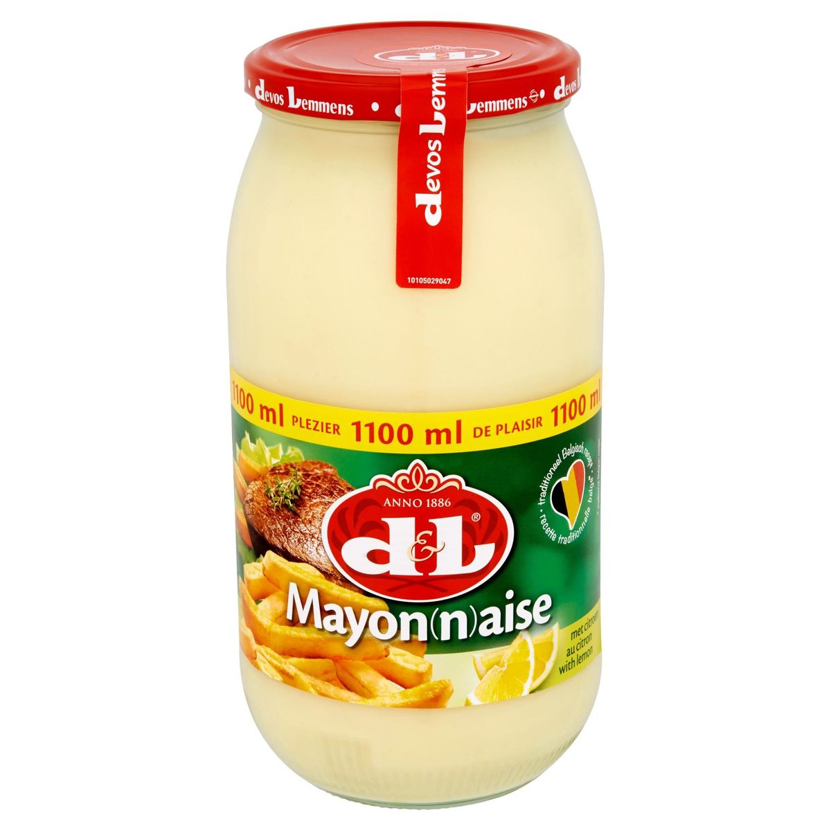 Devos Lemmens Mayonaise Met Citroen 1100 Ml Carrefour Site