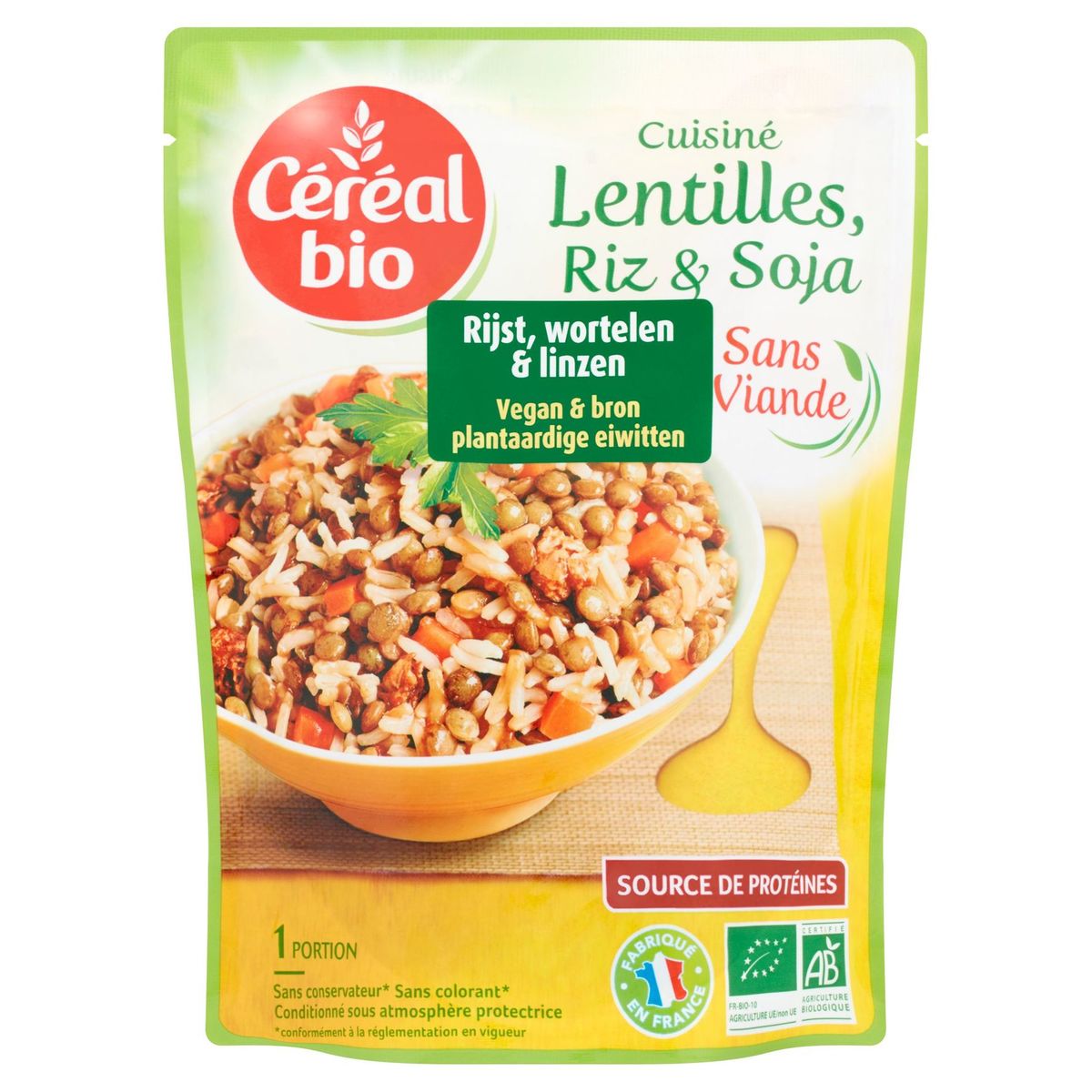 C R Al Bio Cuisin Lentilles Riz Soja G Carrefour Site