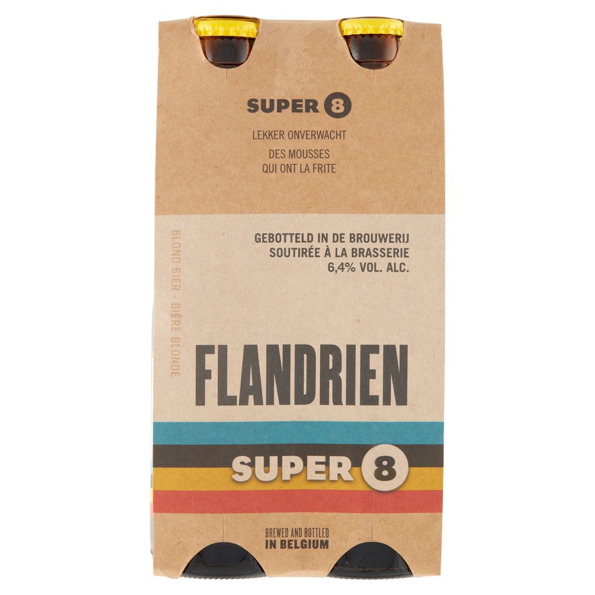 Super 8 Flandrien Blond Bier Flessen 4 X 33 Cl Carrefour Site