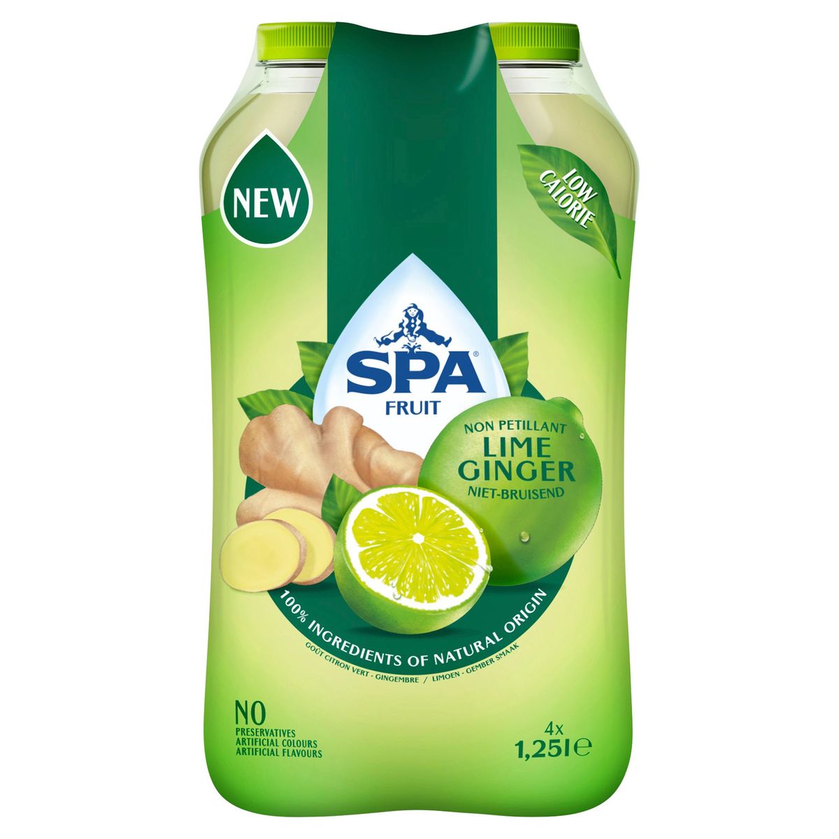 Spa Fruit Niet Bruisende Limonade Limoen Gember X L Carrefour Site