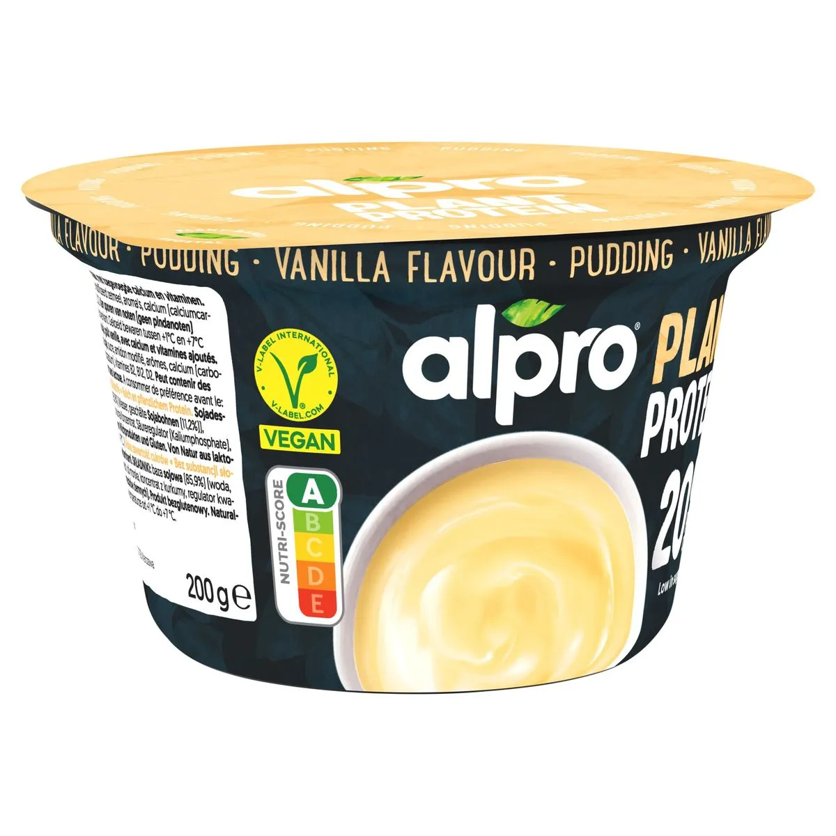 Plant Protein Pudding Vanilla Flavour 200 G Carrefour Belgique