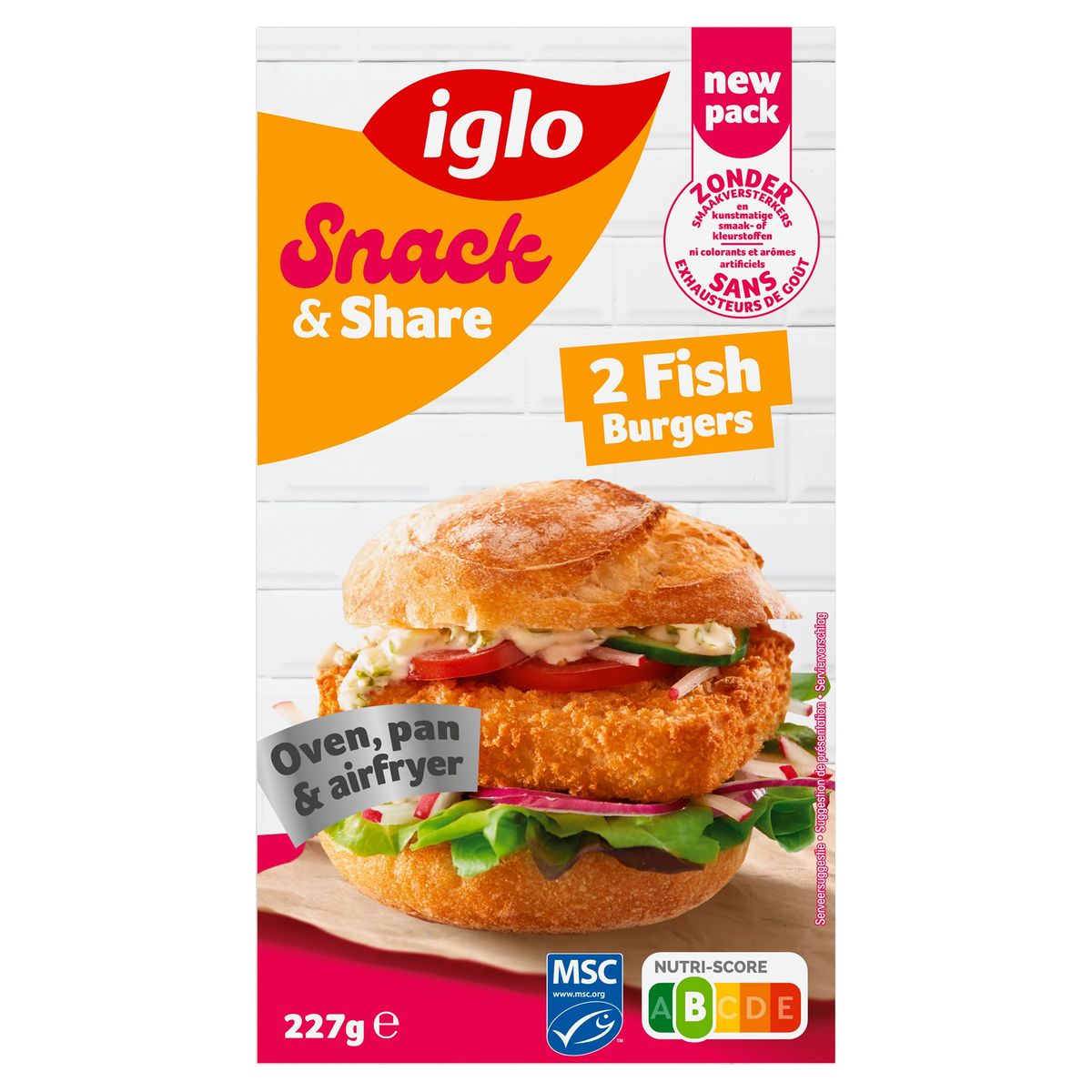 Captain Iglo Fish Burger 2 Stuks 227 G Carrefour Site