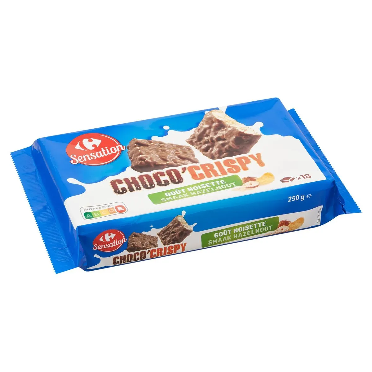 Sensation Choco Crispy Smaak Hazelnoot Stuks G Carrefour Belgi