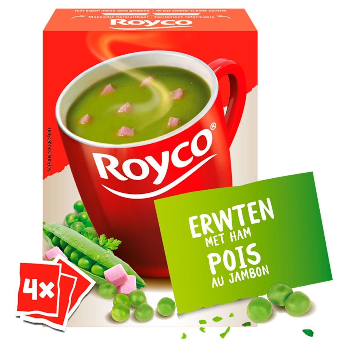Royco Pois au Jambon 4 x 22.5 g