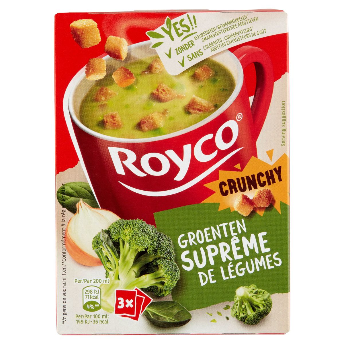 Royco Crunchy Groenten Suprême 3 x 15.9 g