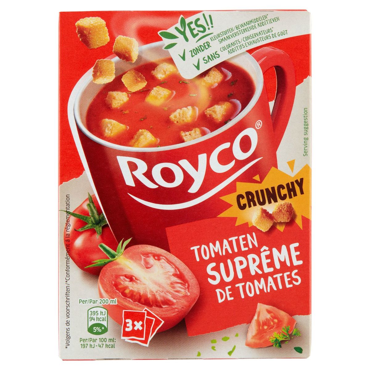 Royco Crunchy Suprême de Tomates 3 x 20.7 g