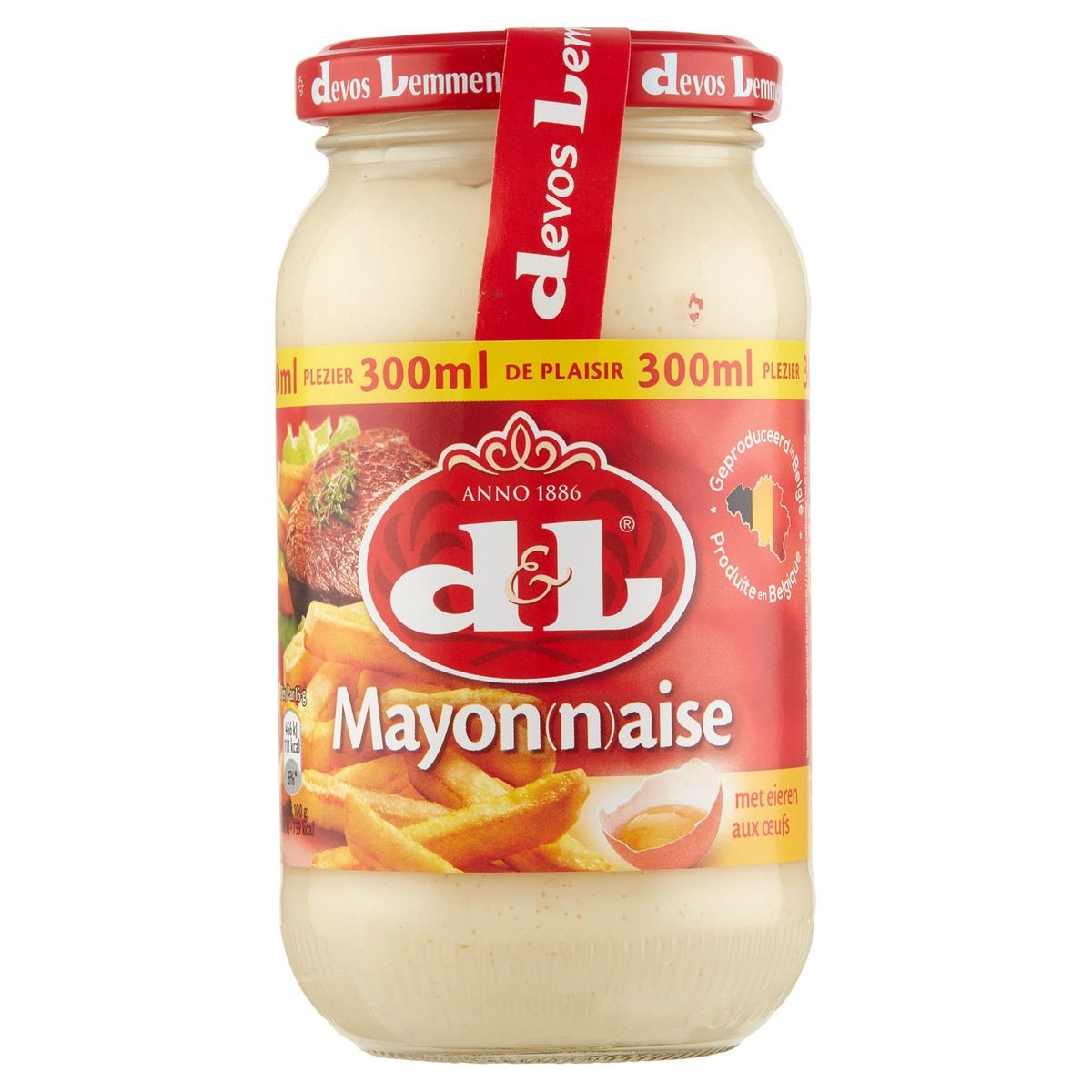 Devos Lemmens Mayonaise met Eieren 300 ml