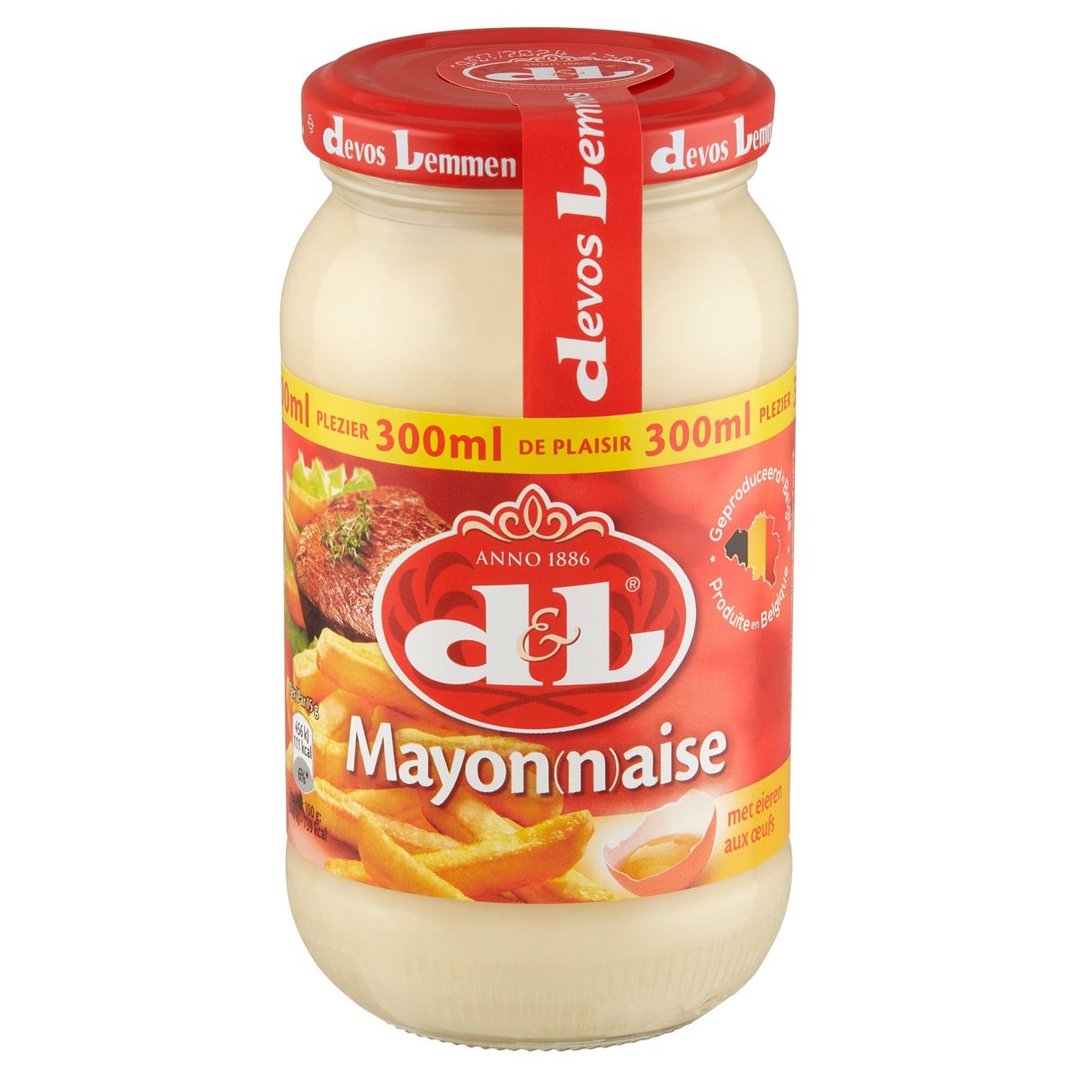 Devos Lemmens Mayonnaise aux Œufs 300 ml