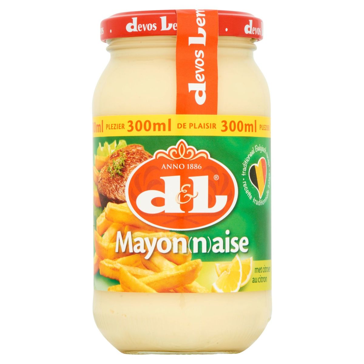 Devos Lemmens Mayonnaise au Citron 300 ml