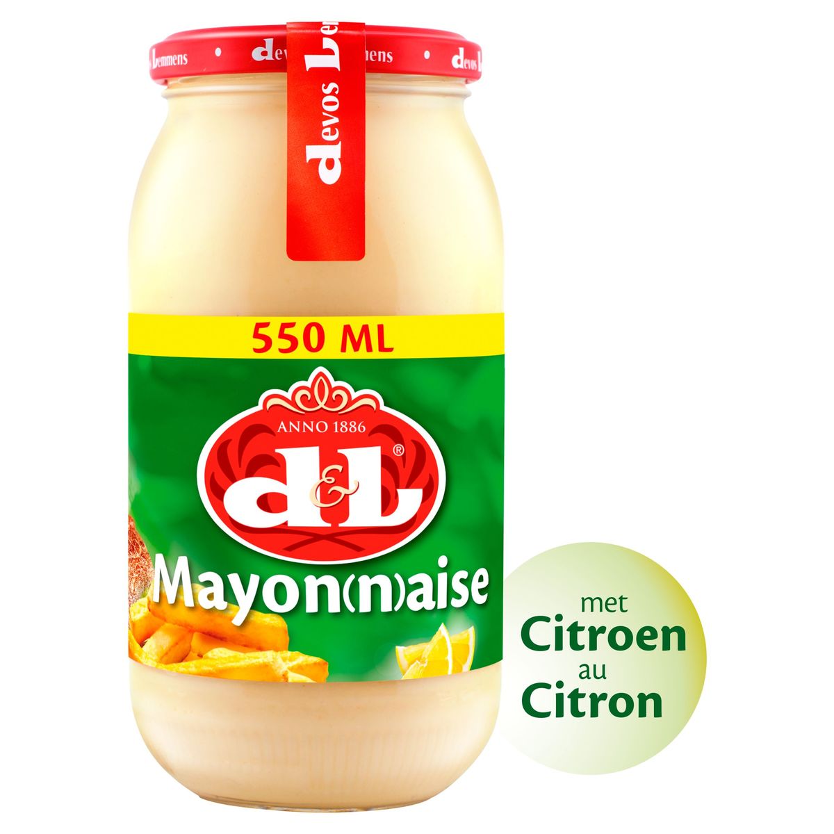 Devos Lemmens Mayonaise met Citroen 550 ml