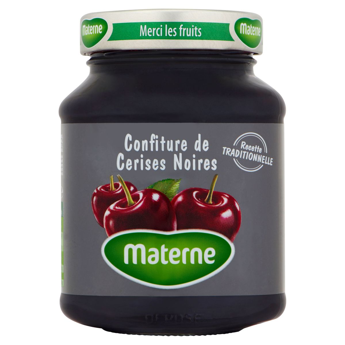 Materne Confiture de Cerises Noires 450 g