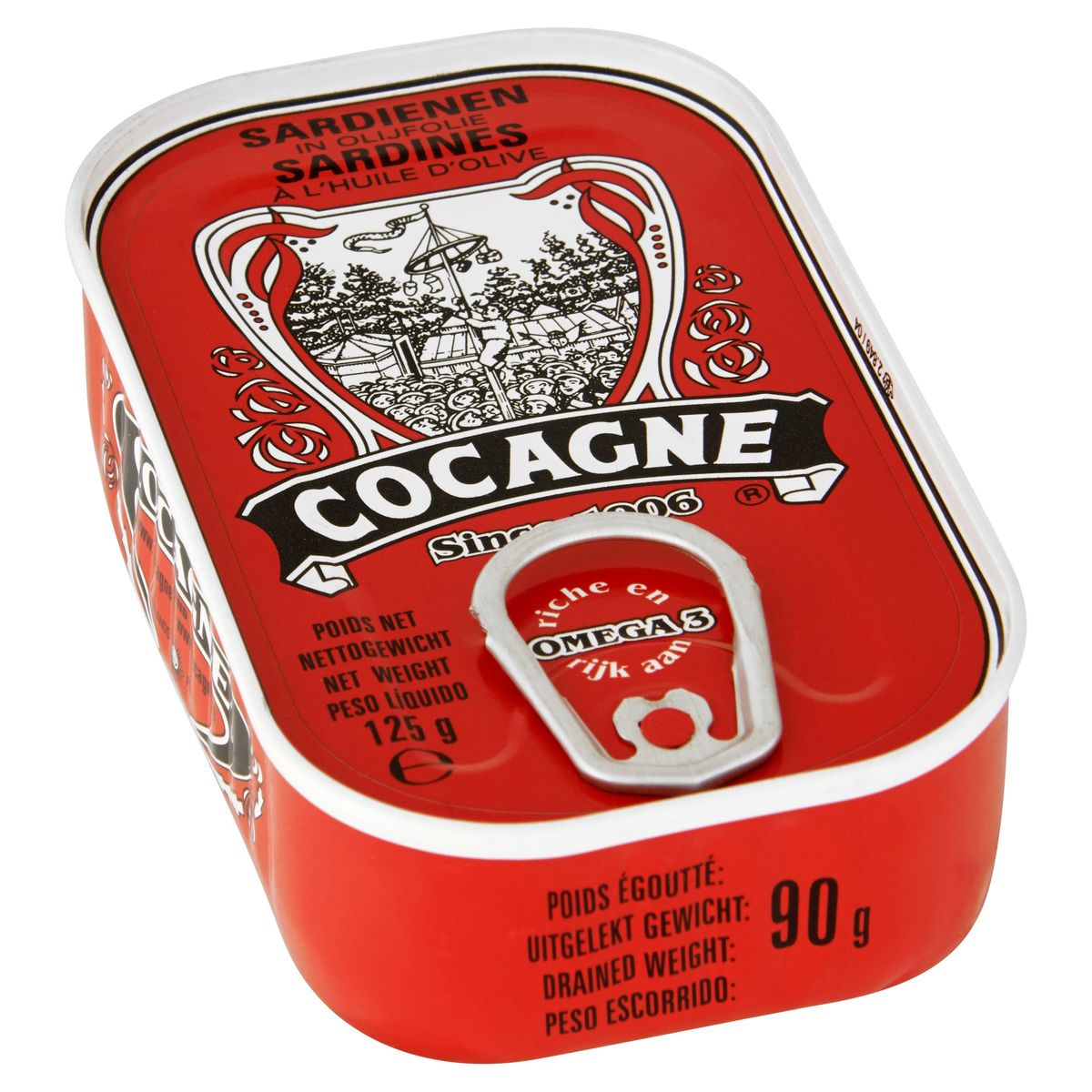 Cocagne Sardines à l'Huile d'Olive 125 g Carrefour Site