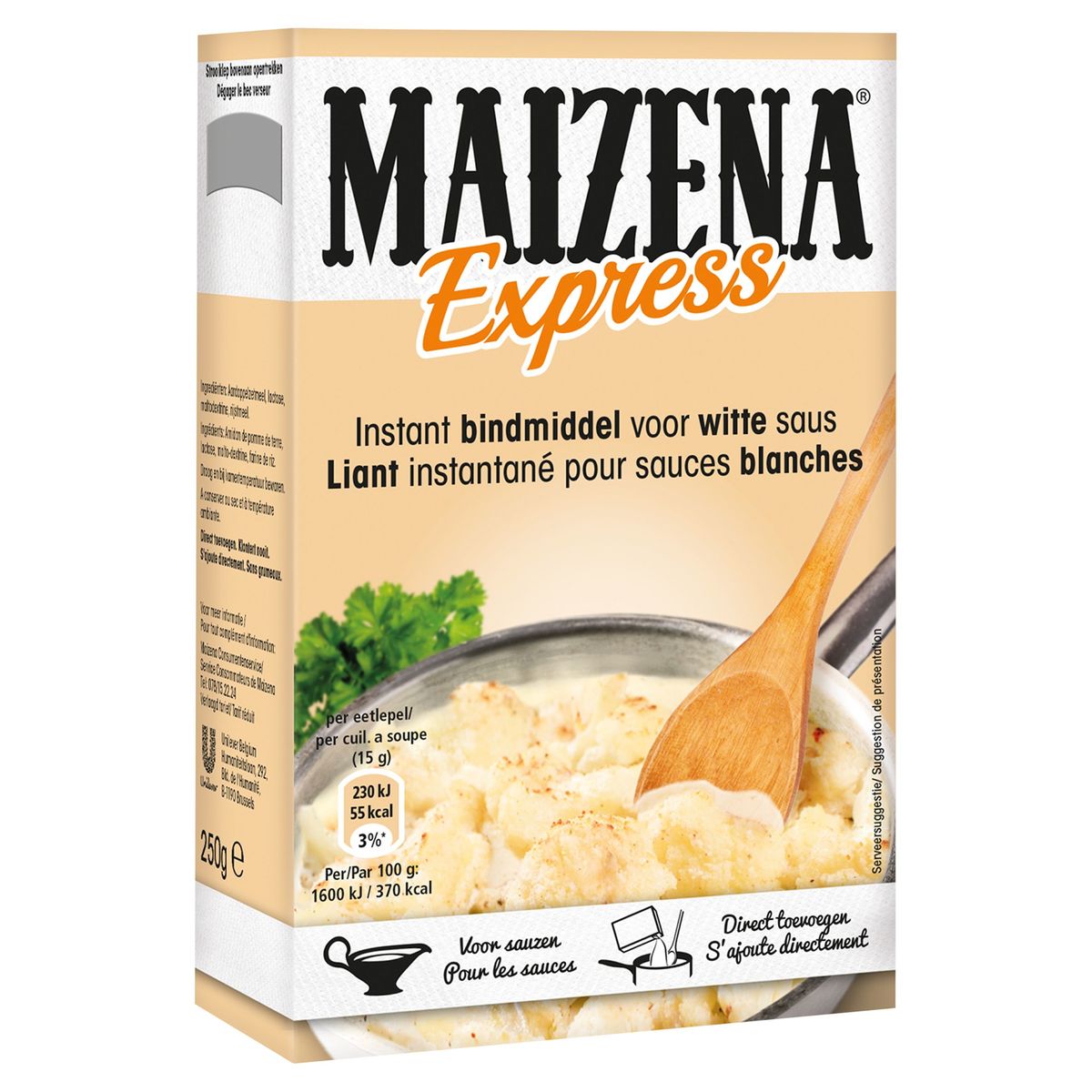 Maizena Express Liant Instantané pour Sauces Blanches 250 g