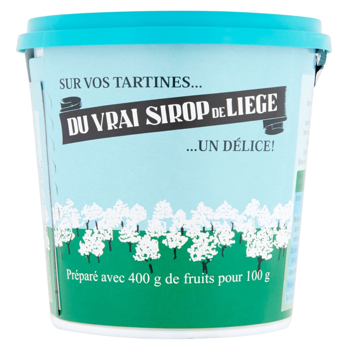 Meurens, Sirop de Liège, Sans sucre ajouté, 450 gr