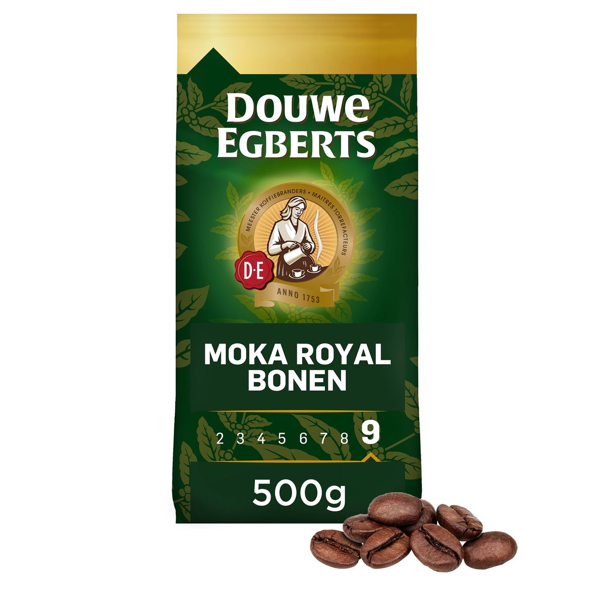 DOUWE EGBERTS Koffie Bonen Moka Royal 500 g