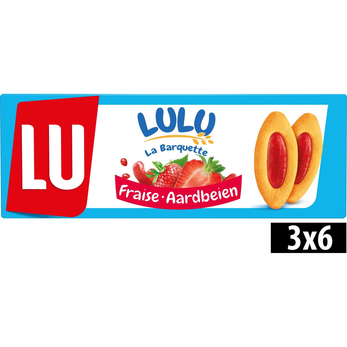 LU LuLu Barquette Cakes Aardbei 120 g