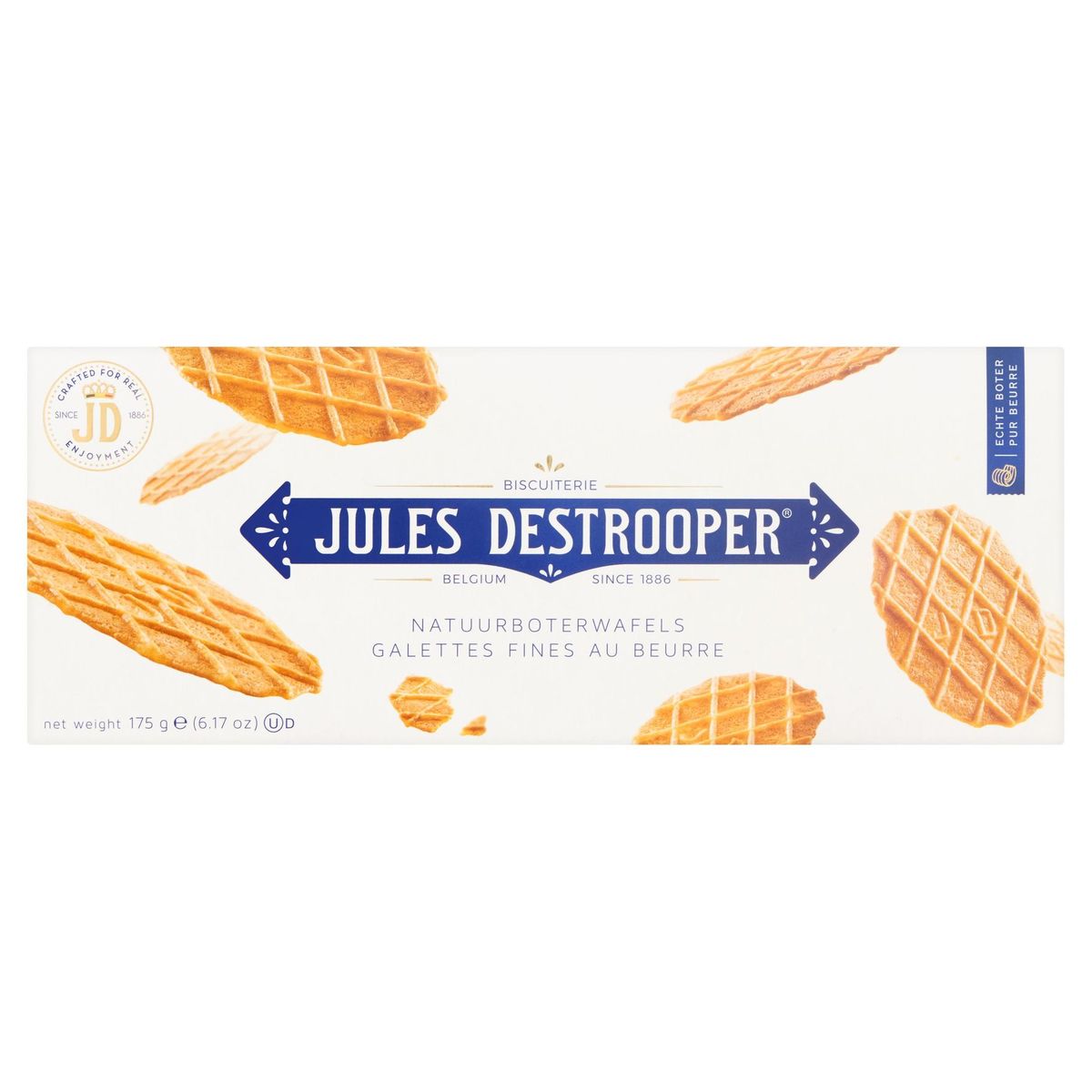 Jules Destrooper Natuurboterwafels 175 g