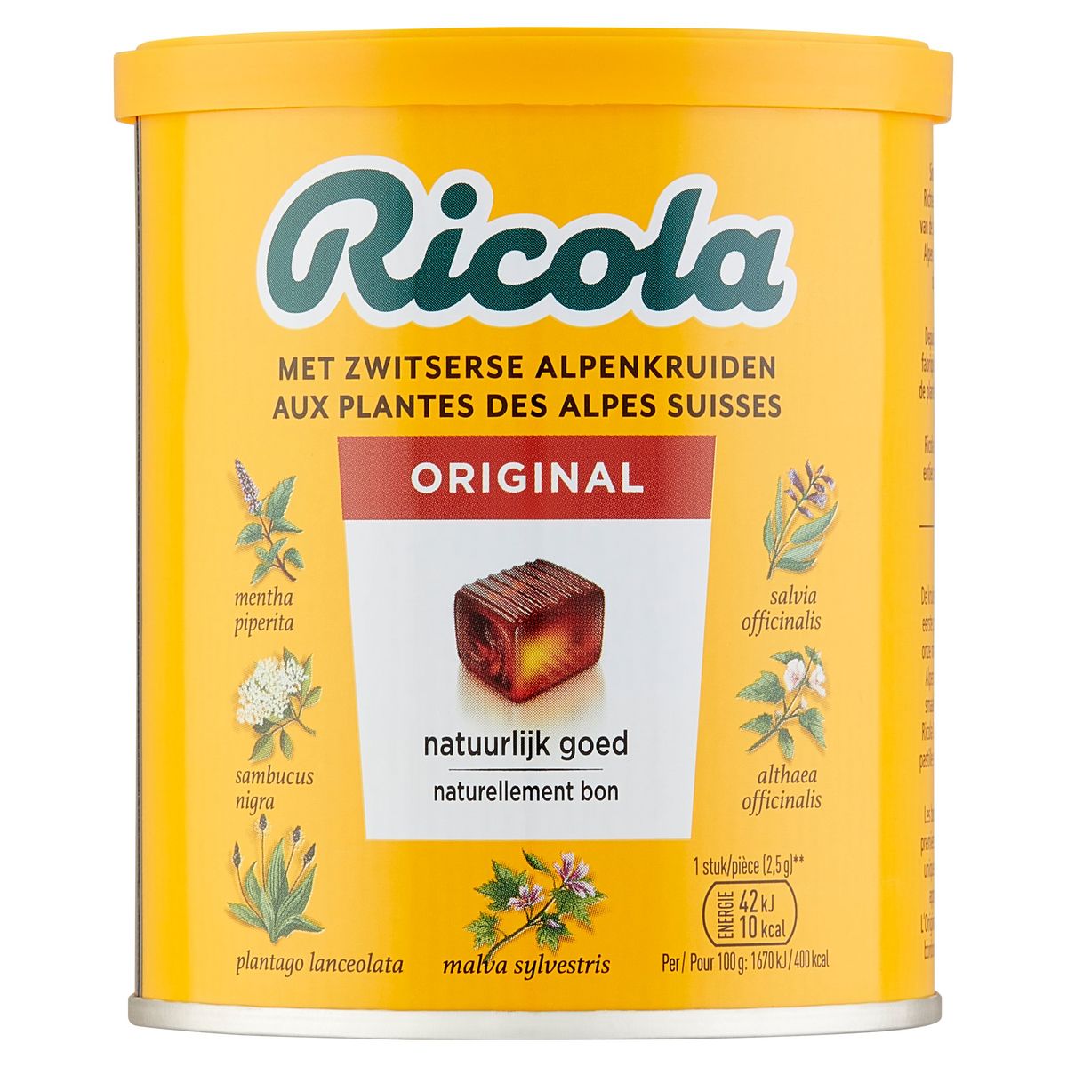 Ricola met Zwitserse Alpenkruiden Original 250 g