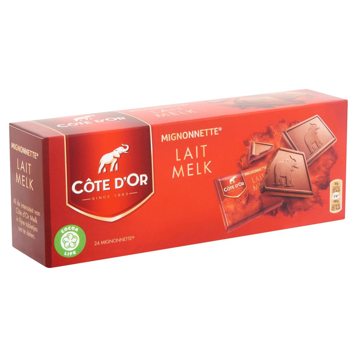Côte d'Or Mignonnettes Pralines Melk Chocolade 24 Stuks 240 g