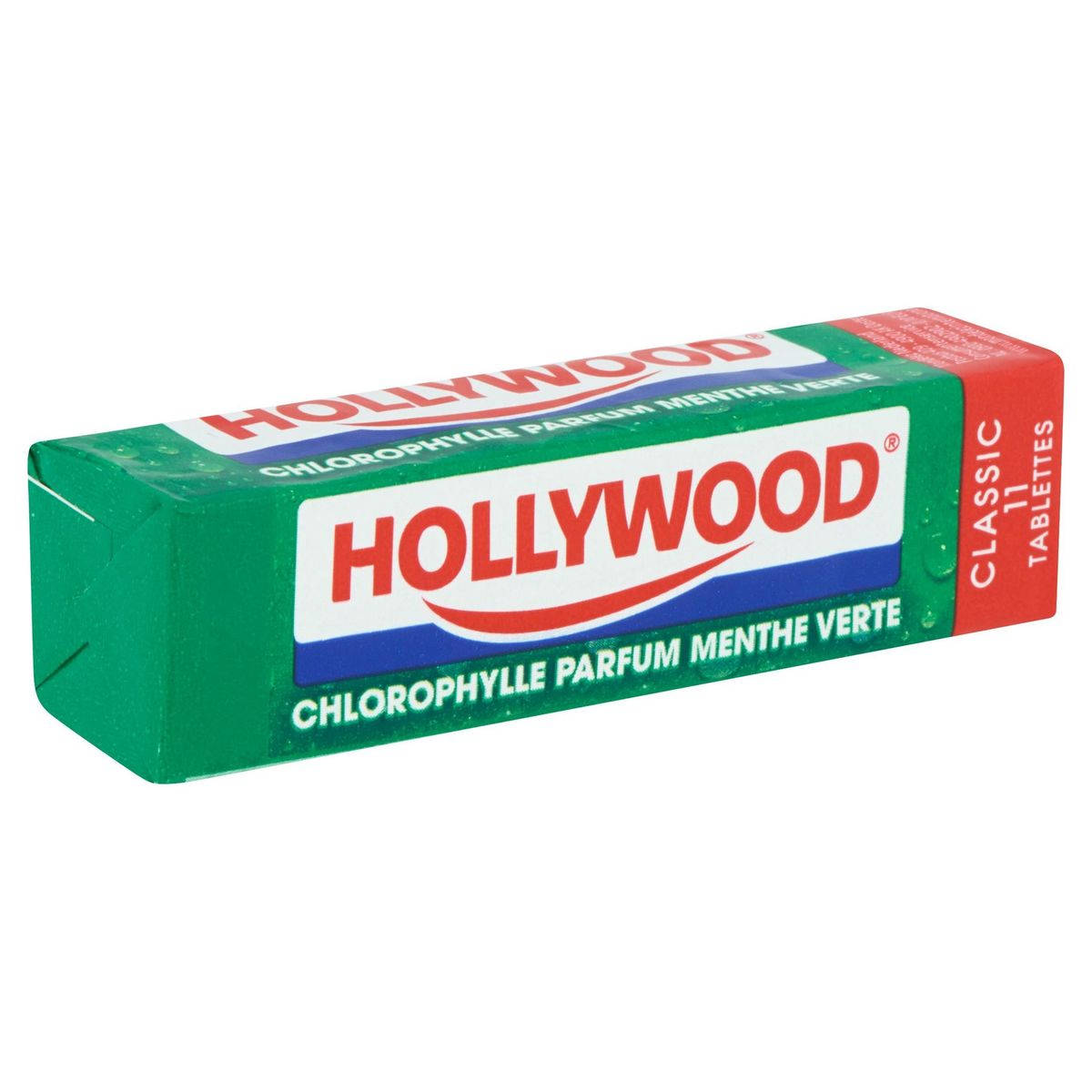 Hollywood Chewing-gum Stick Chlorophylle Menthe 31 g