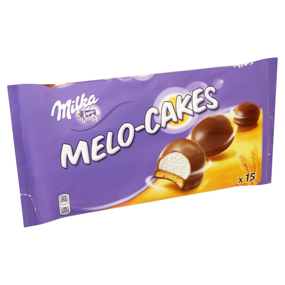 Milka Melo-Cakes Biscuits Au Chocolat Pralines Pack Famille 15 Pcs 250 g