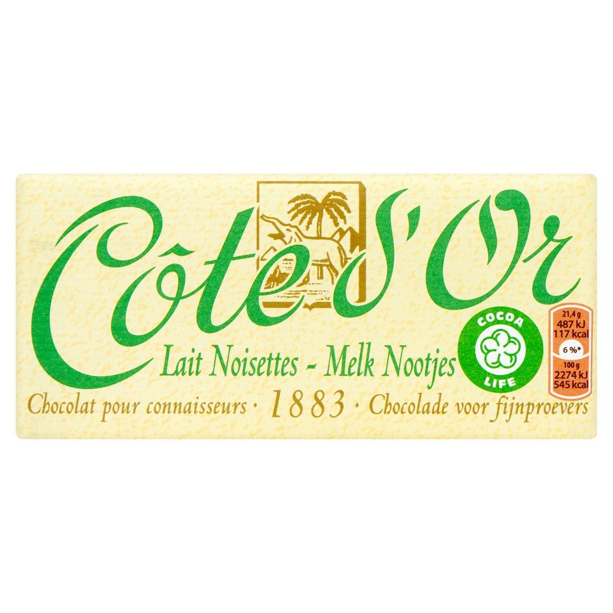 Côte d'Or Classic Tablette Chocolat Au Lait Avec noisettes 150 g