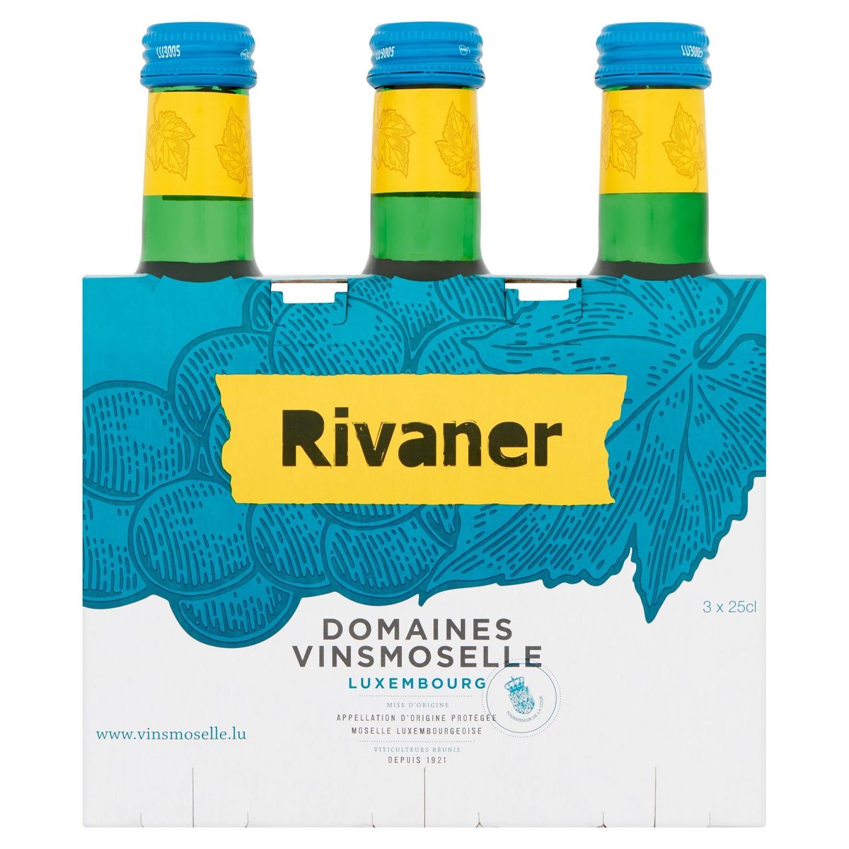 Domaines Vinsmoselle Rivaner Côtes de Remich 3 x 25 cl