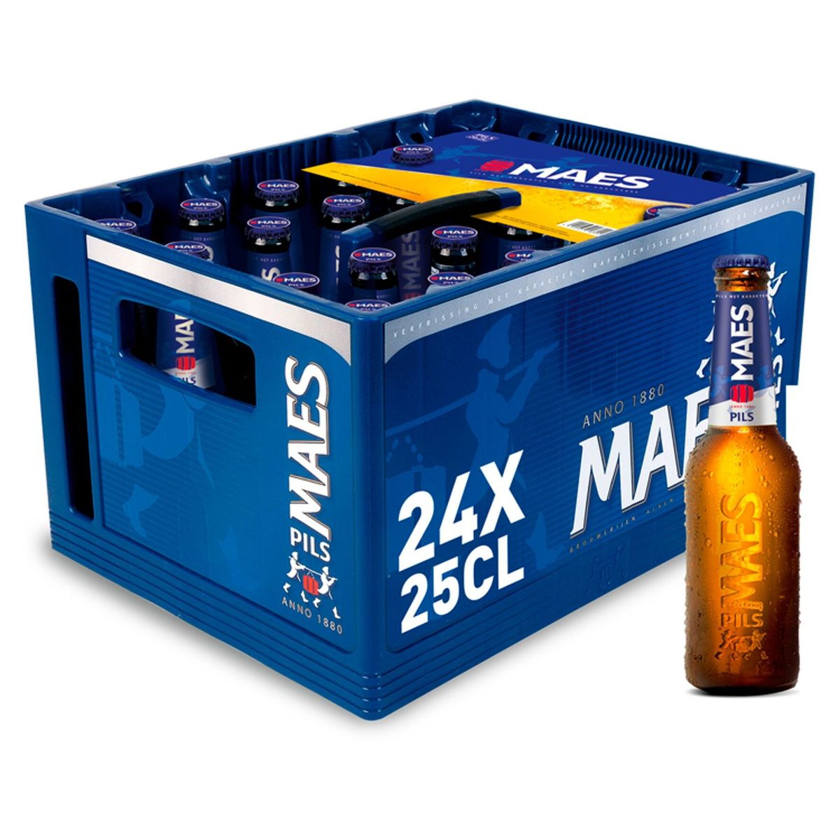 Maes Blond bier Pils 5.2% ALC 24x25cl Bak