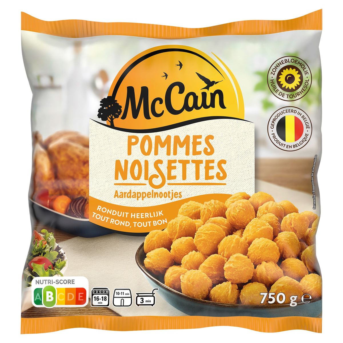 McCain Aardappelnootjes 750 g