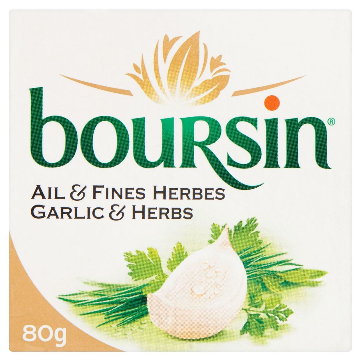 Boursin Fromage frais Ail & Fines Herbes 80 g