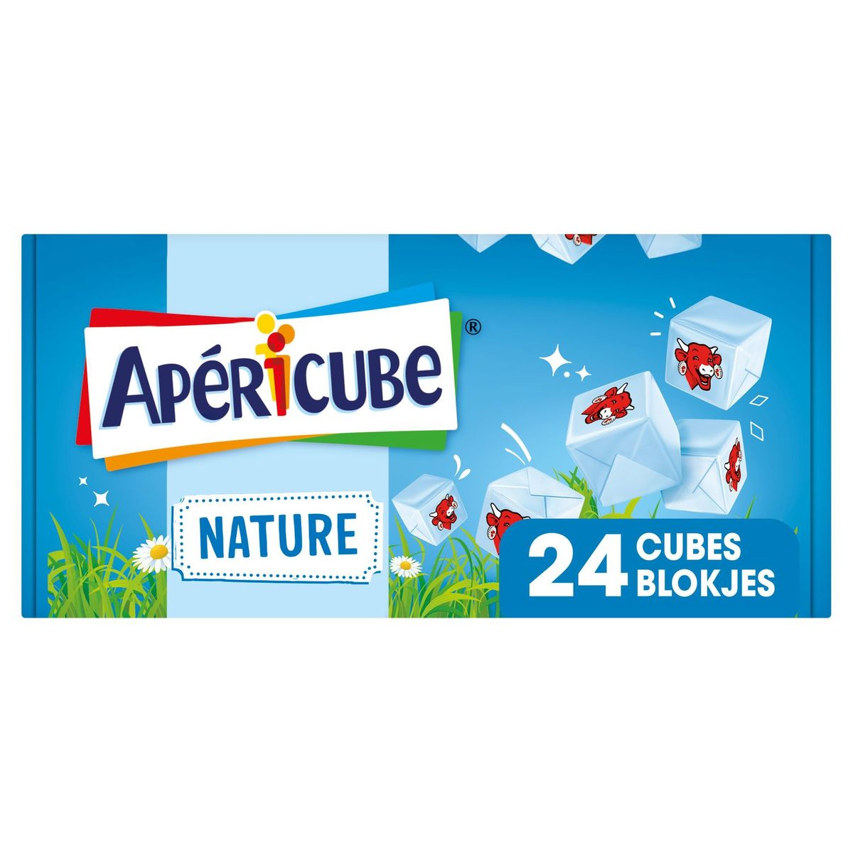 Apéricube Nature 24 Cubes 125 g