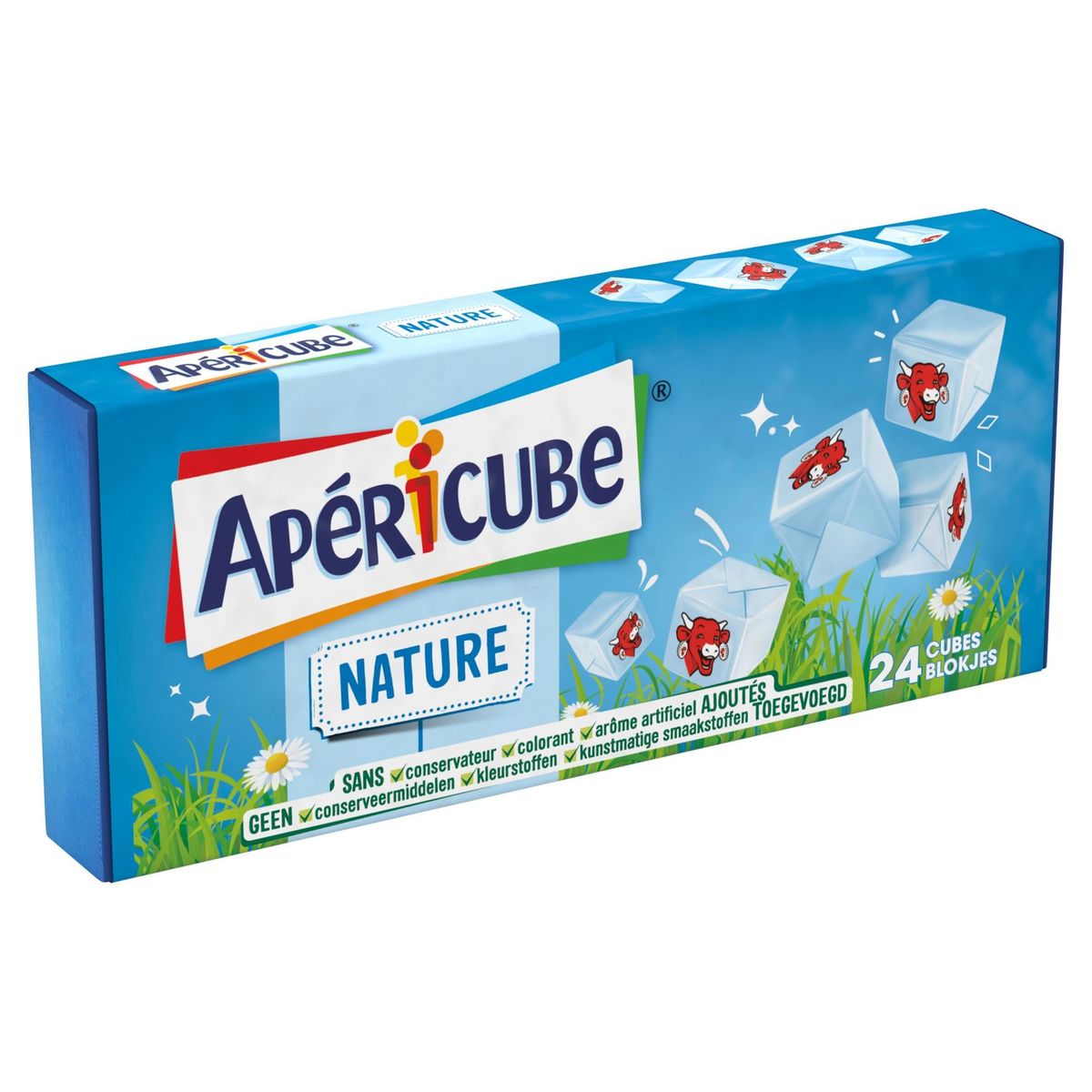 Apéricube Nature 24 Cubes 125 g