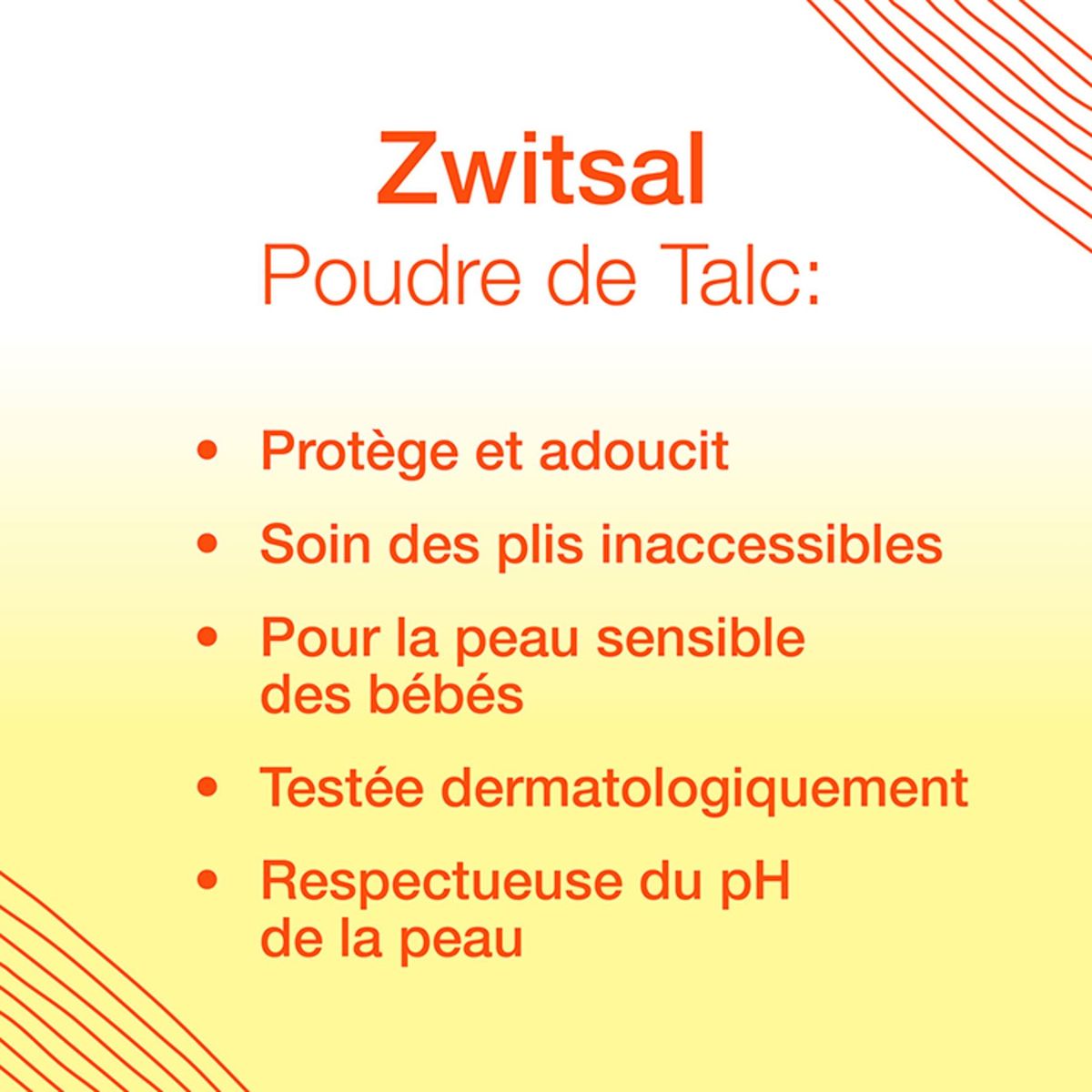 Zwitsal Bébé Poudre de Talc 100 g