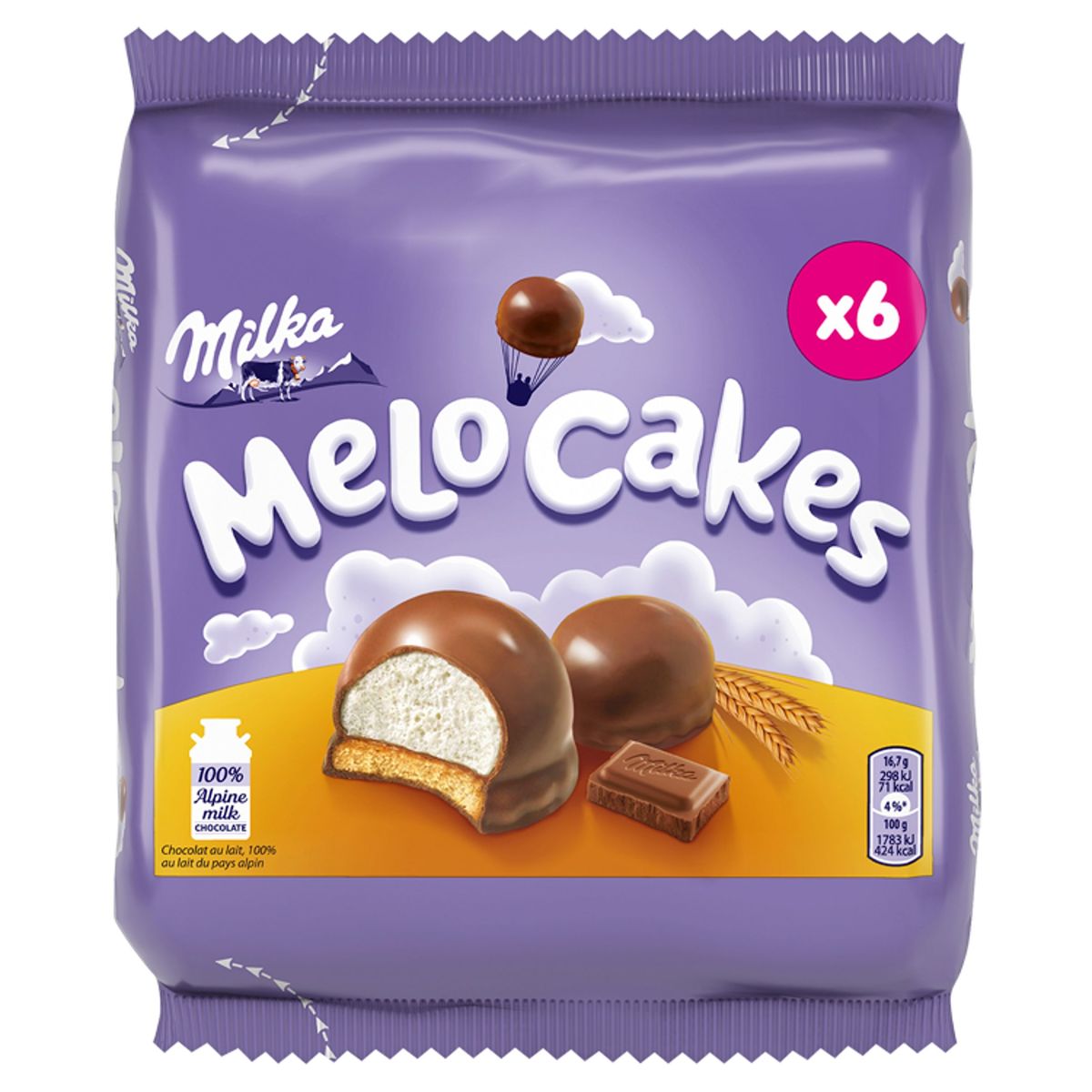 Milka Melo-Cakes Biscuit Au Chocolat 100 g