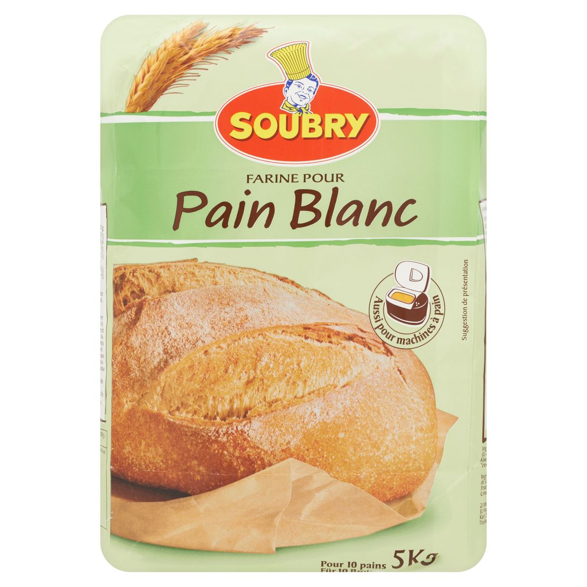 Soubry Farine pour Pain Blanc 5kg