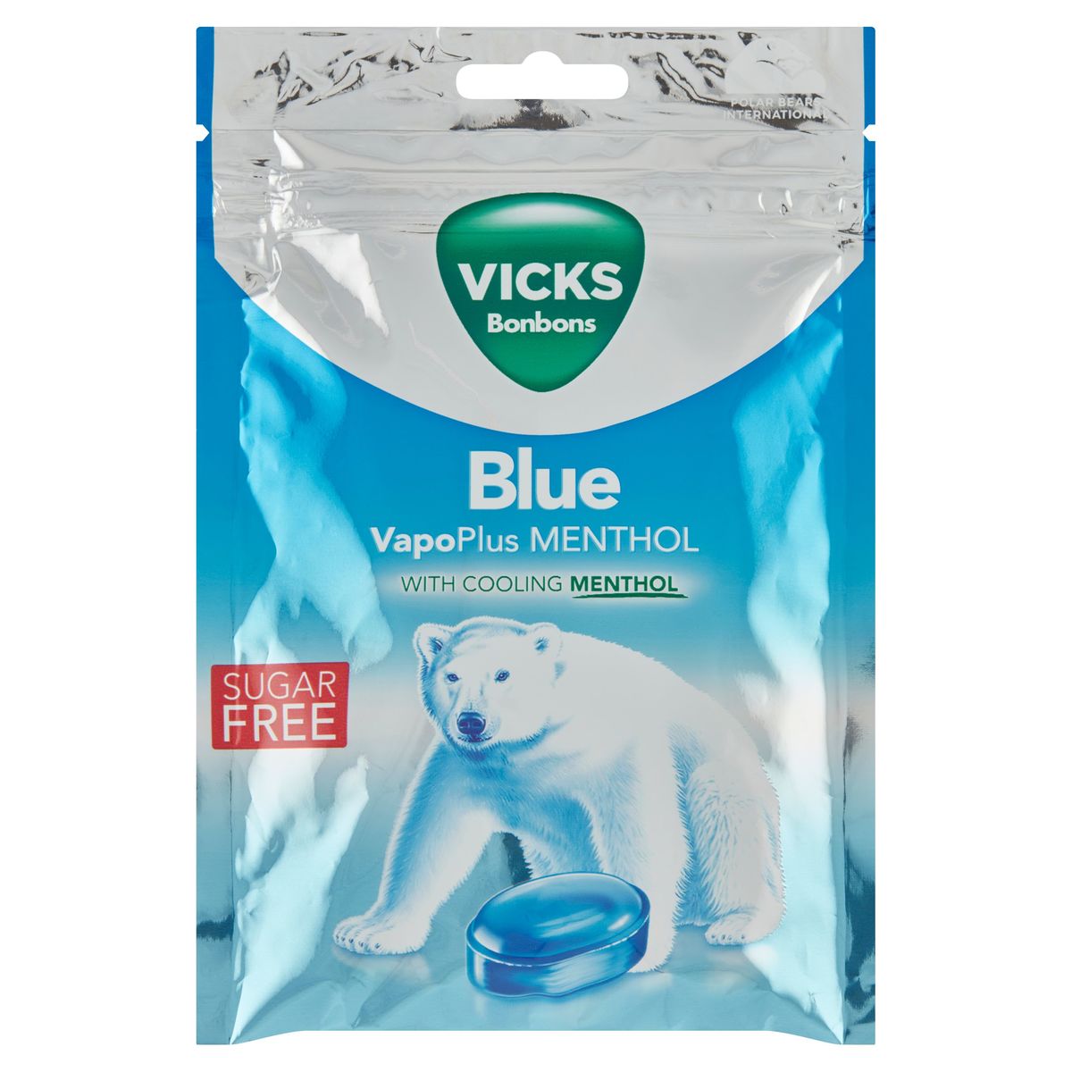 Vicks Bonbons Blue VapoPlus Menthol 72 g