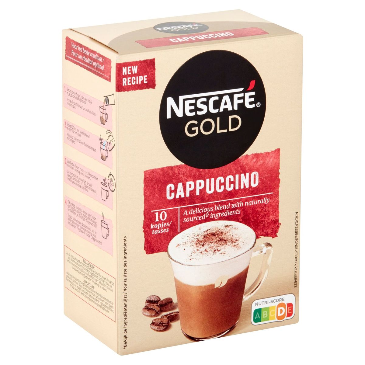 Nescafé Gold Koffie Cappuccino Standaard Zakjes140 g