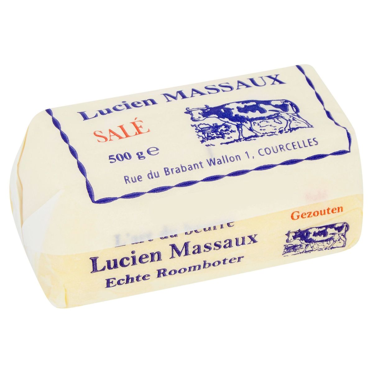 Lucien Massaux Echte Roomboter Gezouten 500 g