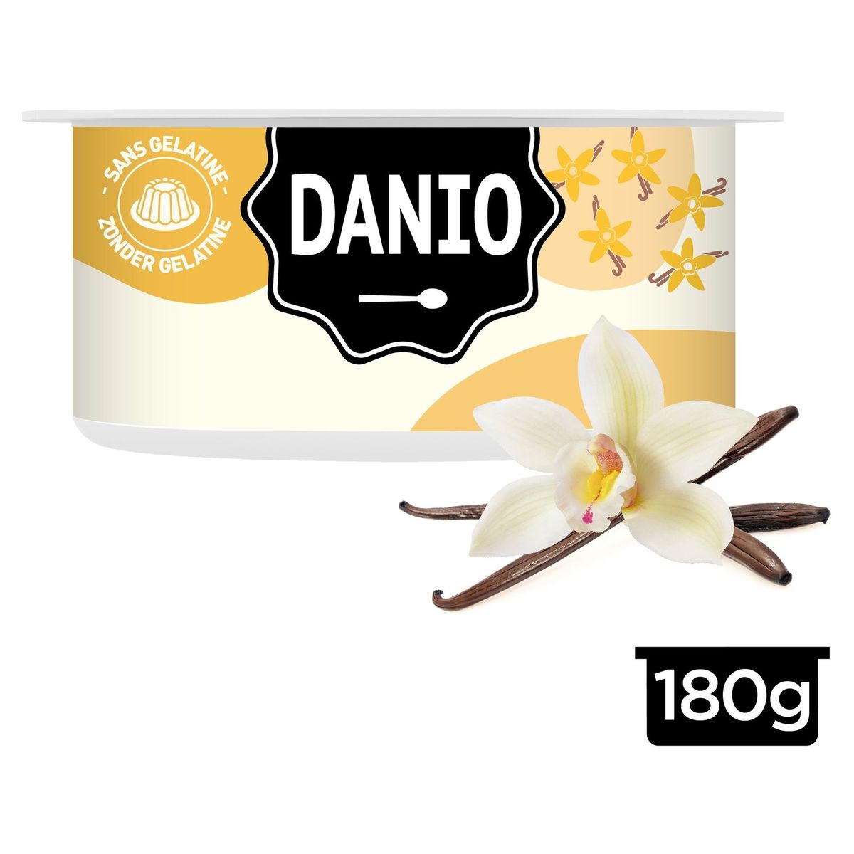 Danio Specialité au Fromage Frais Vanille Snack 180 g