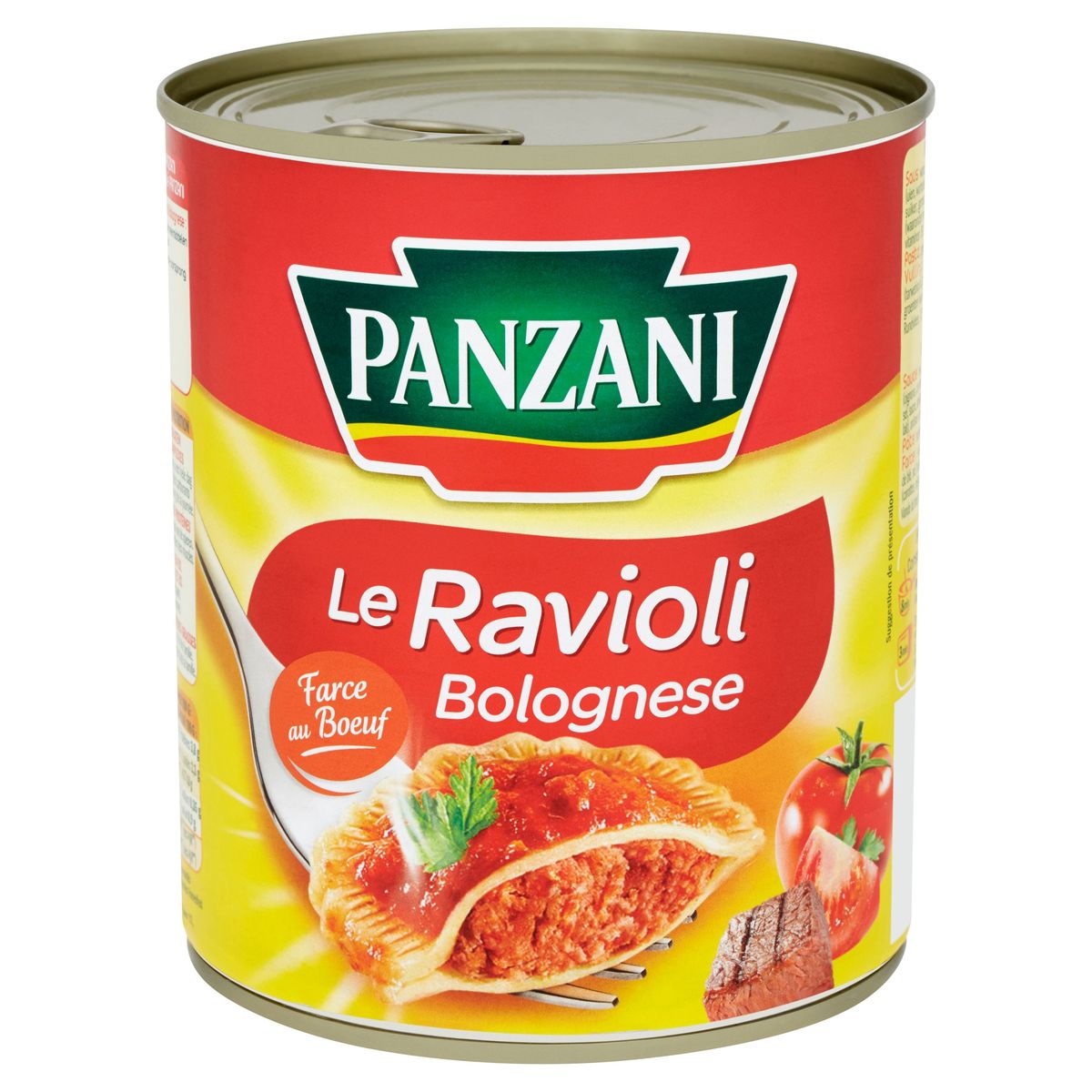 Panzani Le ravioli bolognese farce au boeuf 800 g