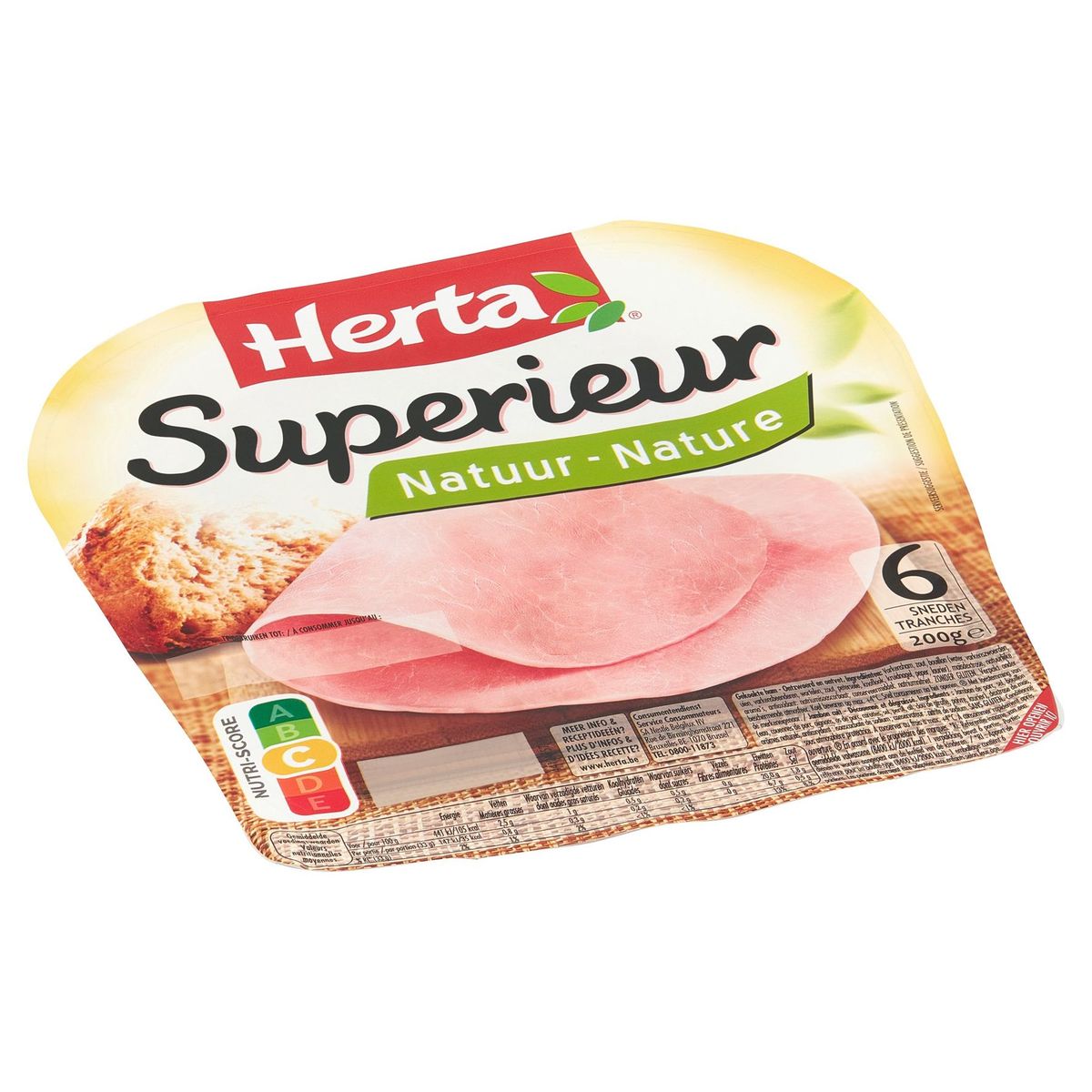 Herta Superieur Nature 6 Tranches 200 g