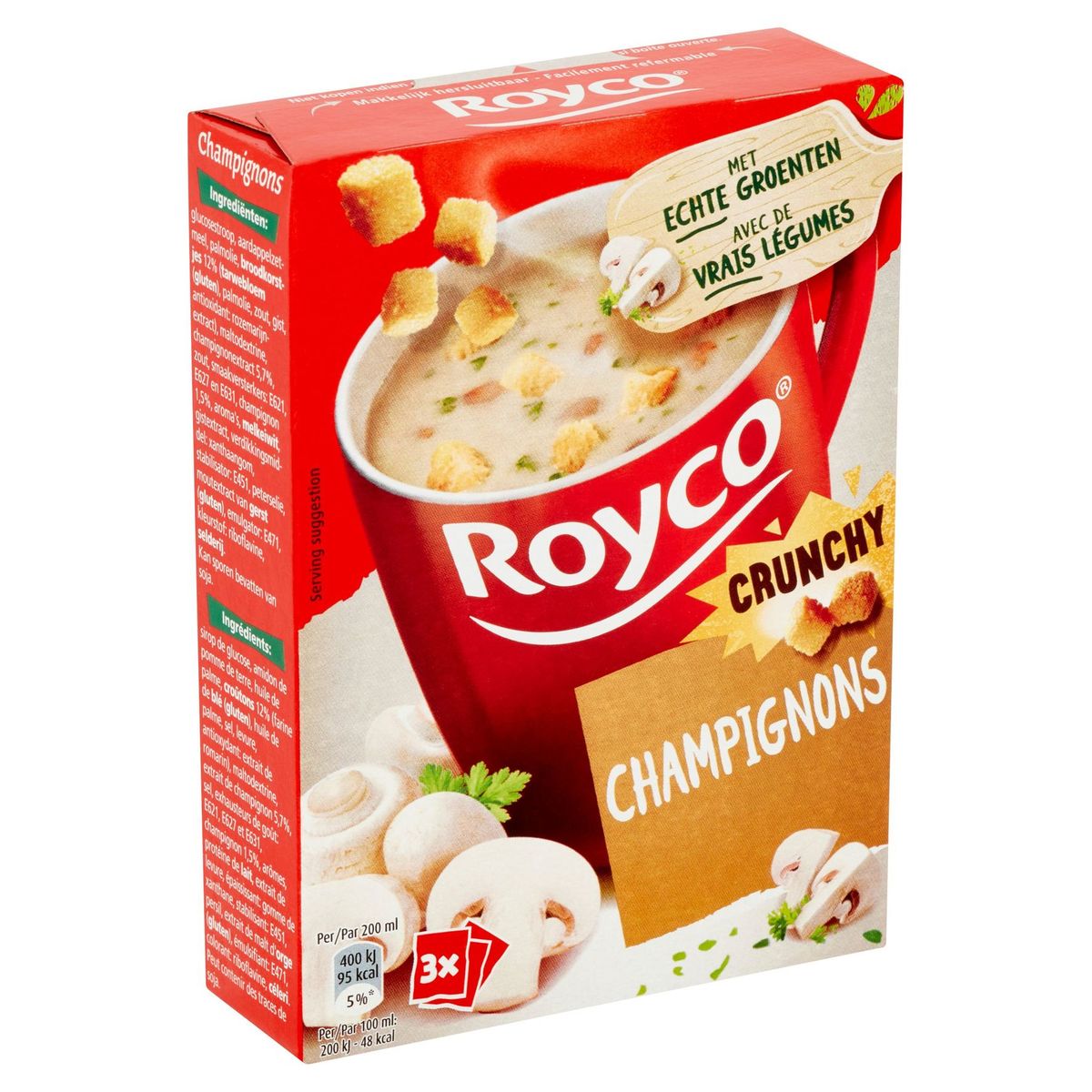 Royco Crunchy Champignons 3 x 18.9 g
