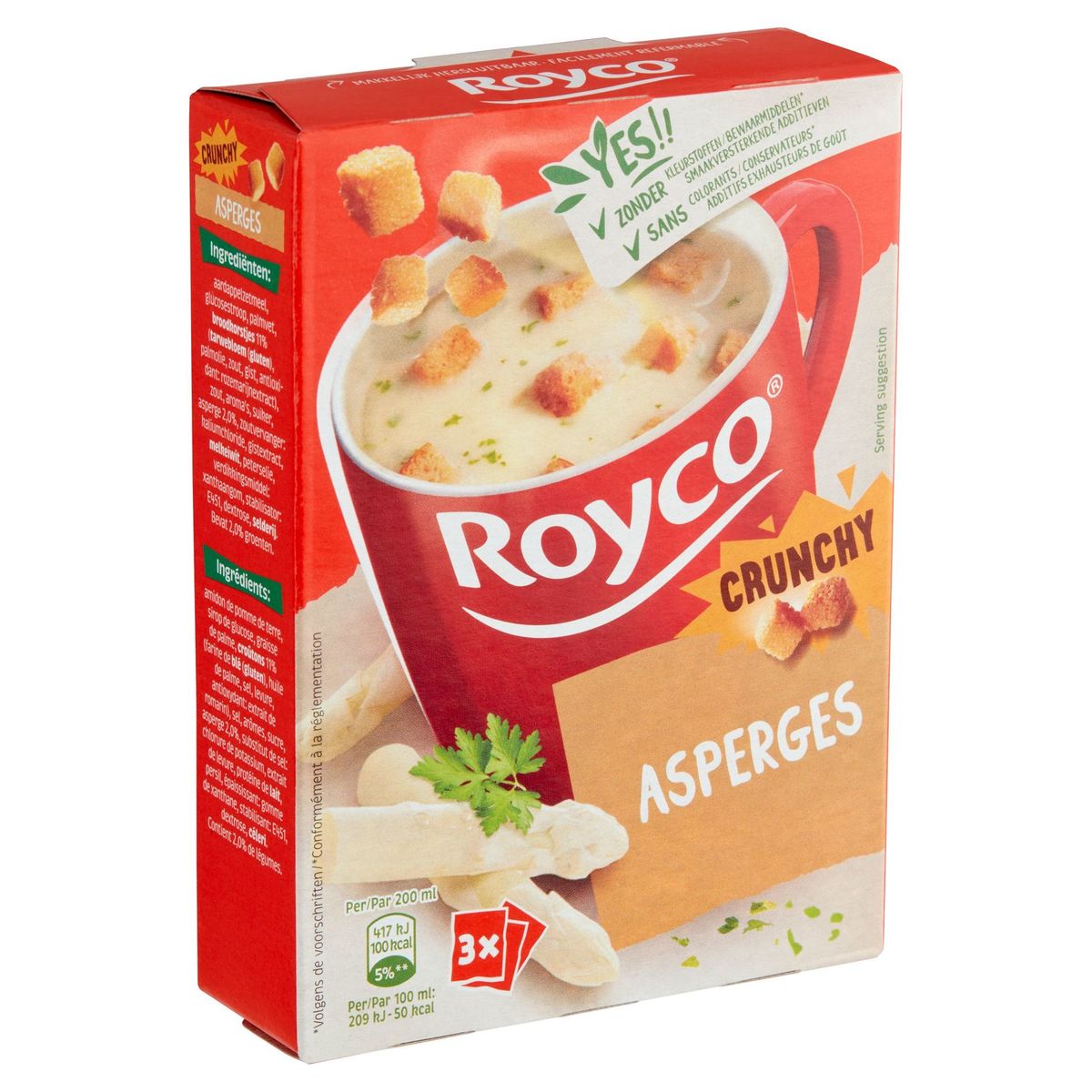 Royco Crunchy Asperges 3 x 20 g