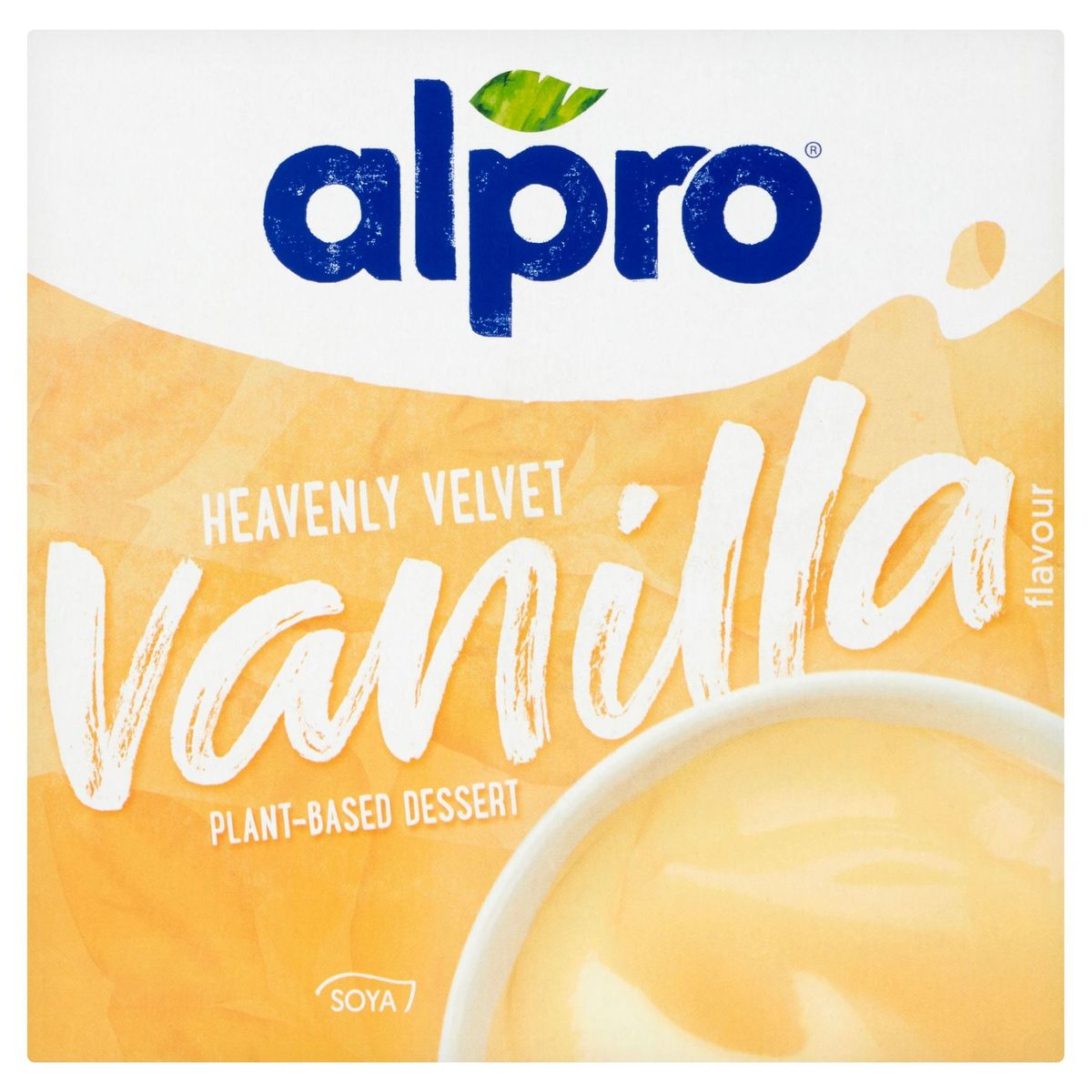 Alpro Dessert Plantaardige Pudding Soja Vanille 4x125g