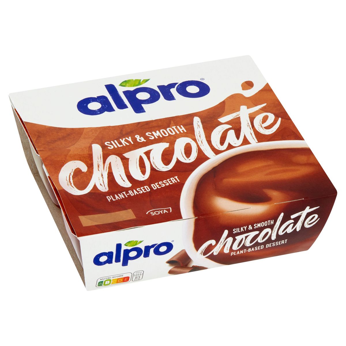 Alpro Sojadessert, Chocoladesmaak 4 x 125 g