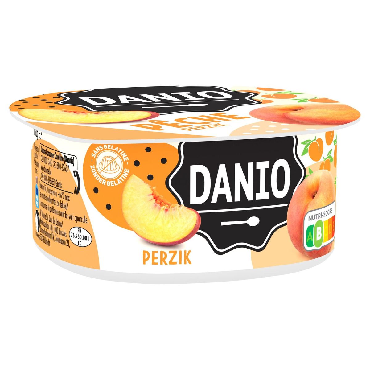 Danio Specialité au Fromage Frais Pêche Snack 180 g