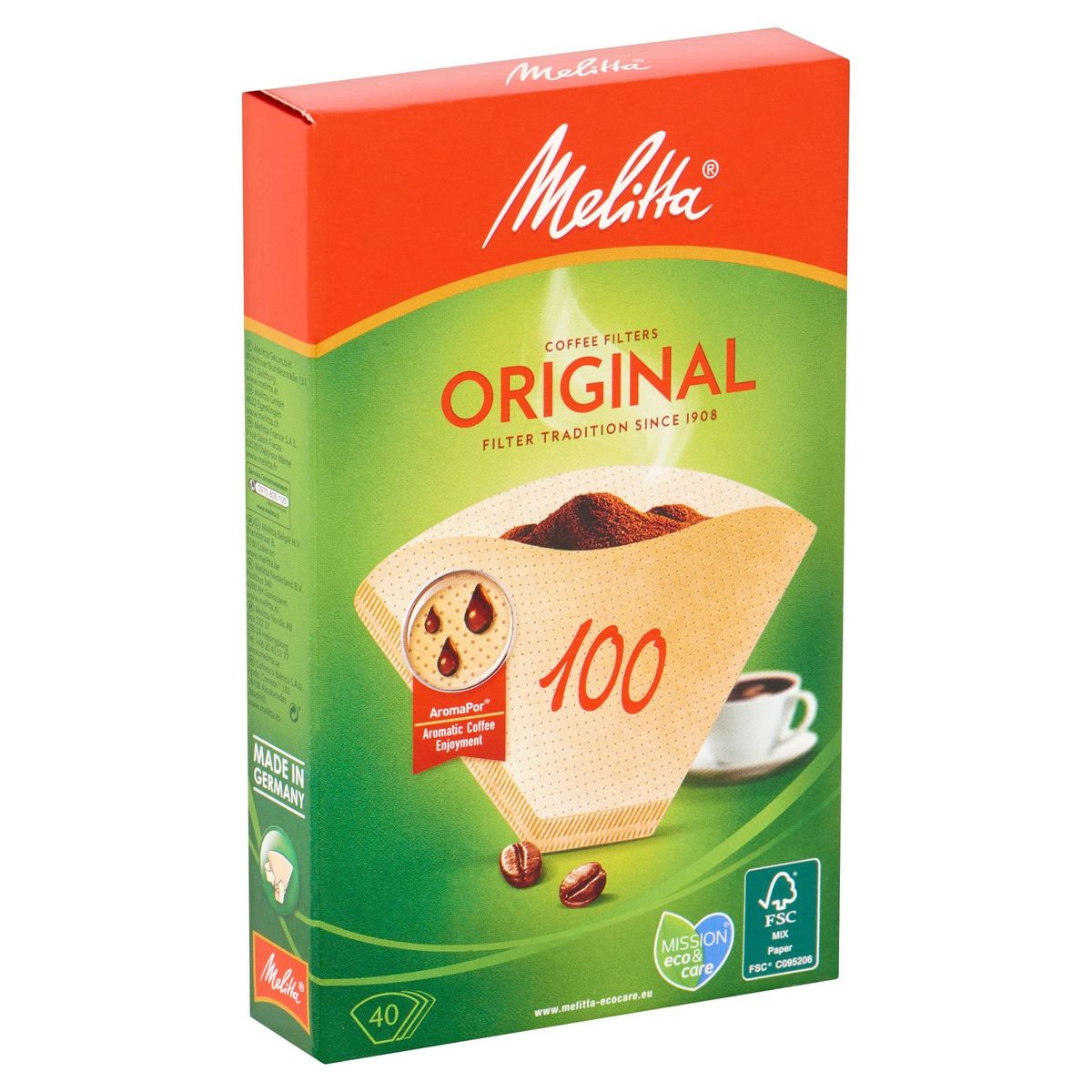 Melitta Original Coffee Filters 100 / 40 Pièces